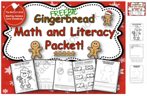 Gingerbread Math and Literacy Packet